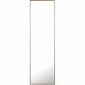 Doba-Bnt 18 in. Eternity Metal Frame Rectangle Mirror, Brass SA2571127
